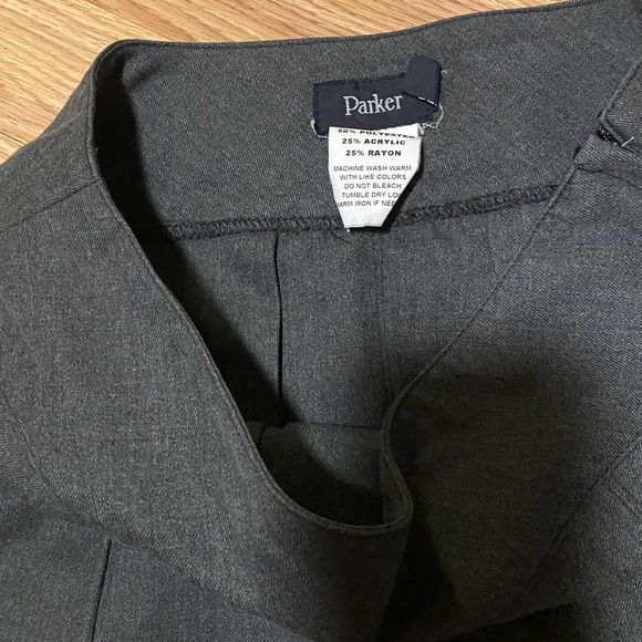 Parker Charcoal Gray Skirt - Picture 2 of 2